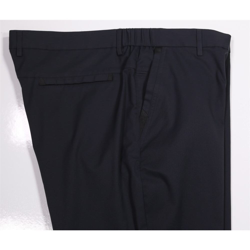 Jack Archer Jetsetter Tech Space Black Flat Front Pants Trousers 40x27 - Picture 2 of 6